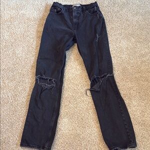 Abercrombie & Fitch Ultra High Rise Black Jeans